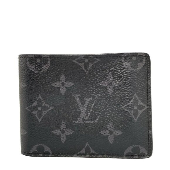 Auth LOUIS VUITTON Portefeuille Slender NM Monogram Eclipse - Picture 1 of 12